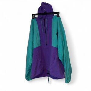 Vintage 80s / 90s BLEU ICE Color block Windbreaker